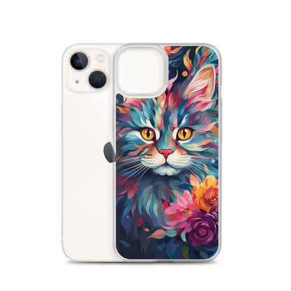 Painted Cat iPhone Case