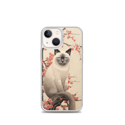 Ukiyo-e Siamese Cat iPhone Case