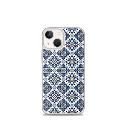 iPhone Case Classic Encaustic Tile Blue