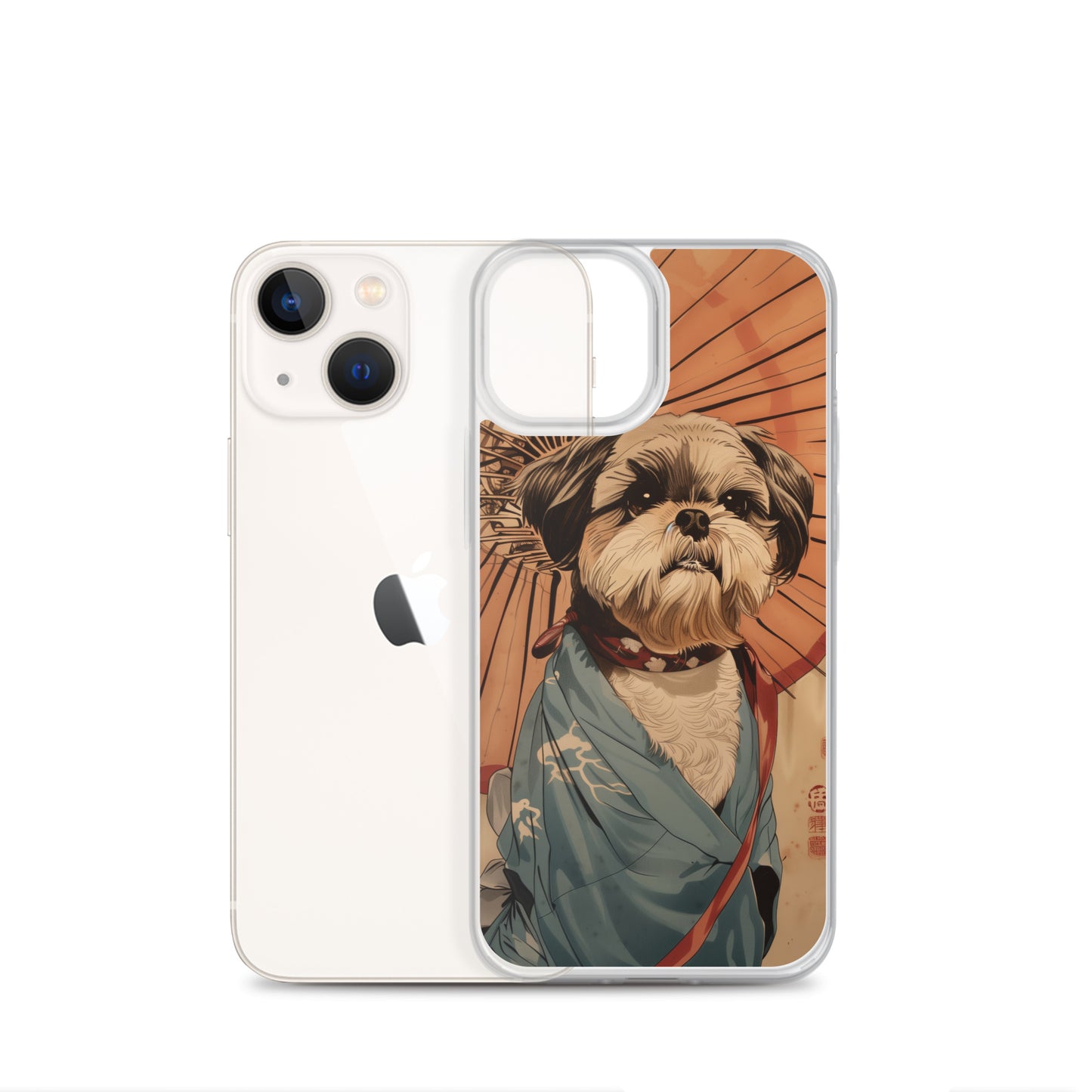 Ukiyo-e Style Shih Tzu iPhone Case