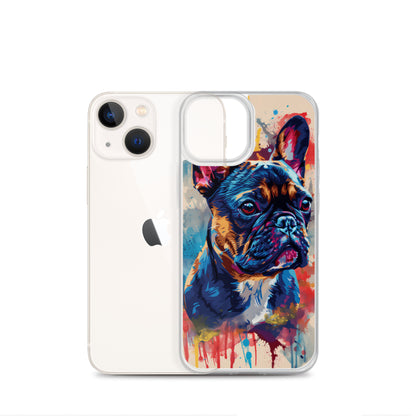 Painted French Bulldog iPhone Case