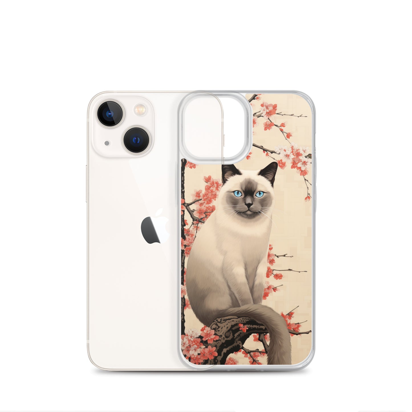 Ukiyo-e Siamese Cat iPhone Case