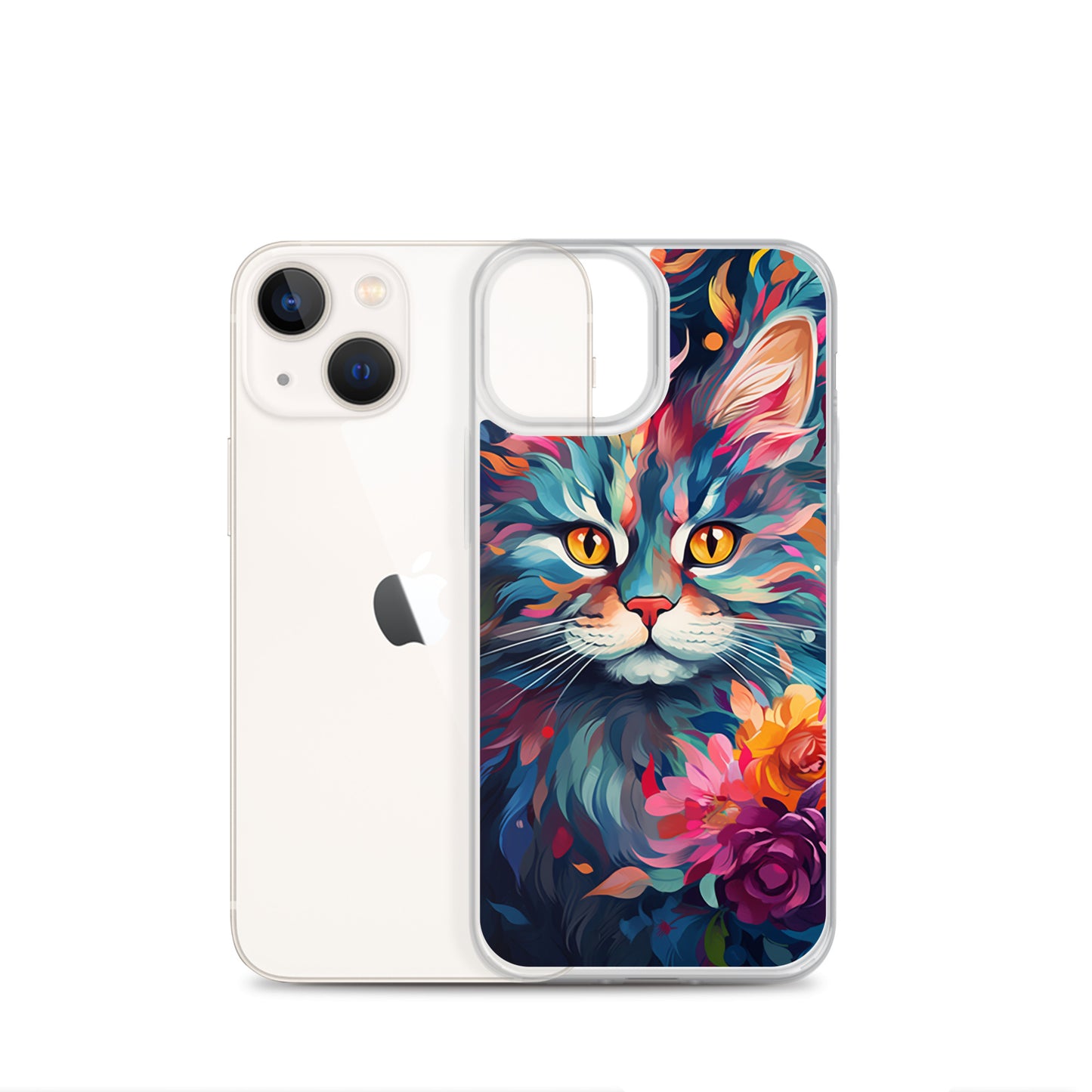 Painted Cat iPhone Case