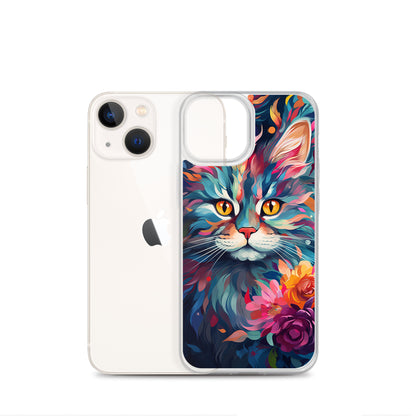 Painted Cat iPhone Case