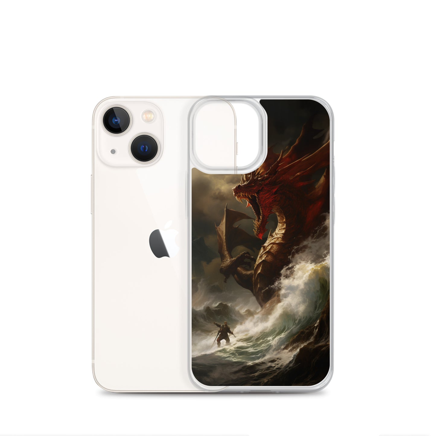 Dragon Battle iPhone Case
