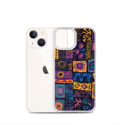 iPhone Case Colorful Yemanja Pattern