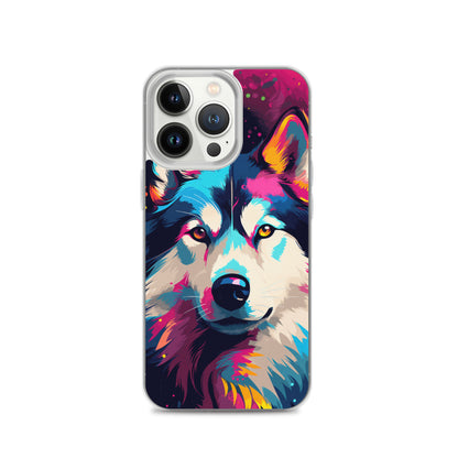 iPhone Case Painted Siberian Huskie
