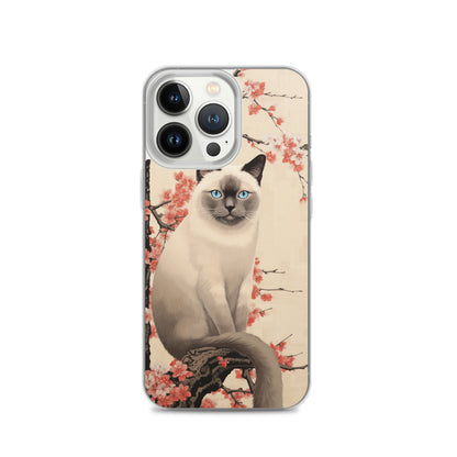 Ukiyo-e Siamese Cat iPhone Case