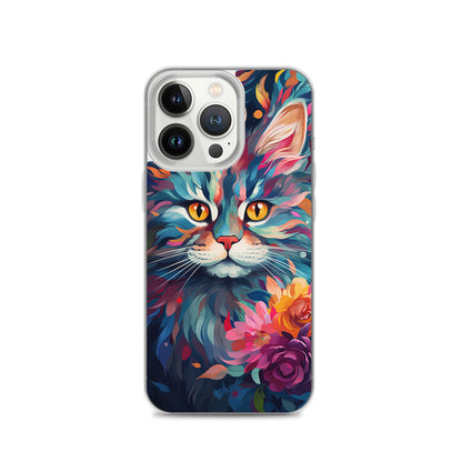 Painted Cat iPhone Case