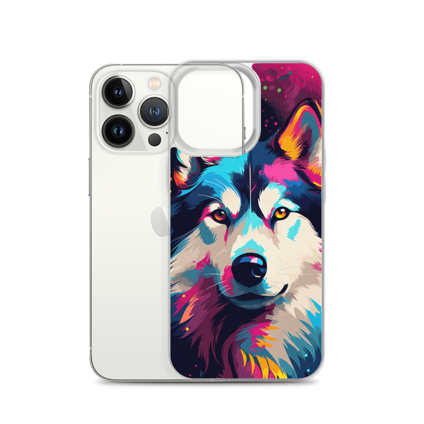 iPhone Case Painted Siberian Huskie