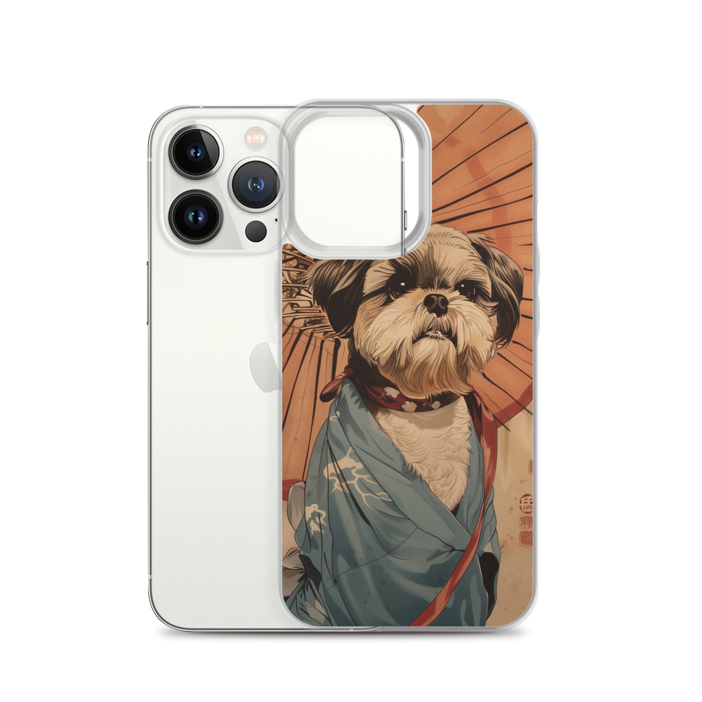 Ukiyo-e Style Shih Tzu iPhone Case