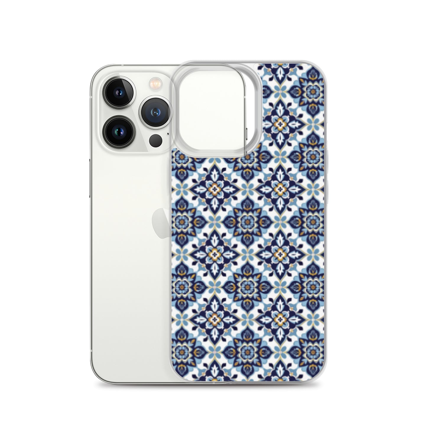 iPhone Case Classic Encaustic Tile Blue