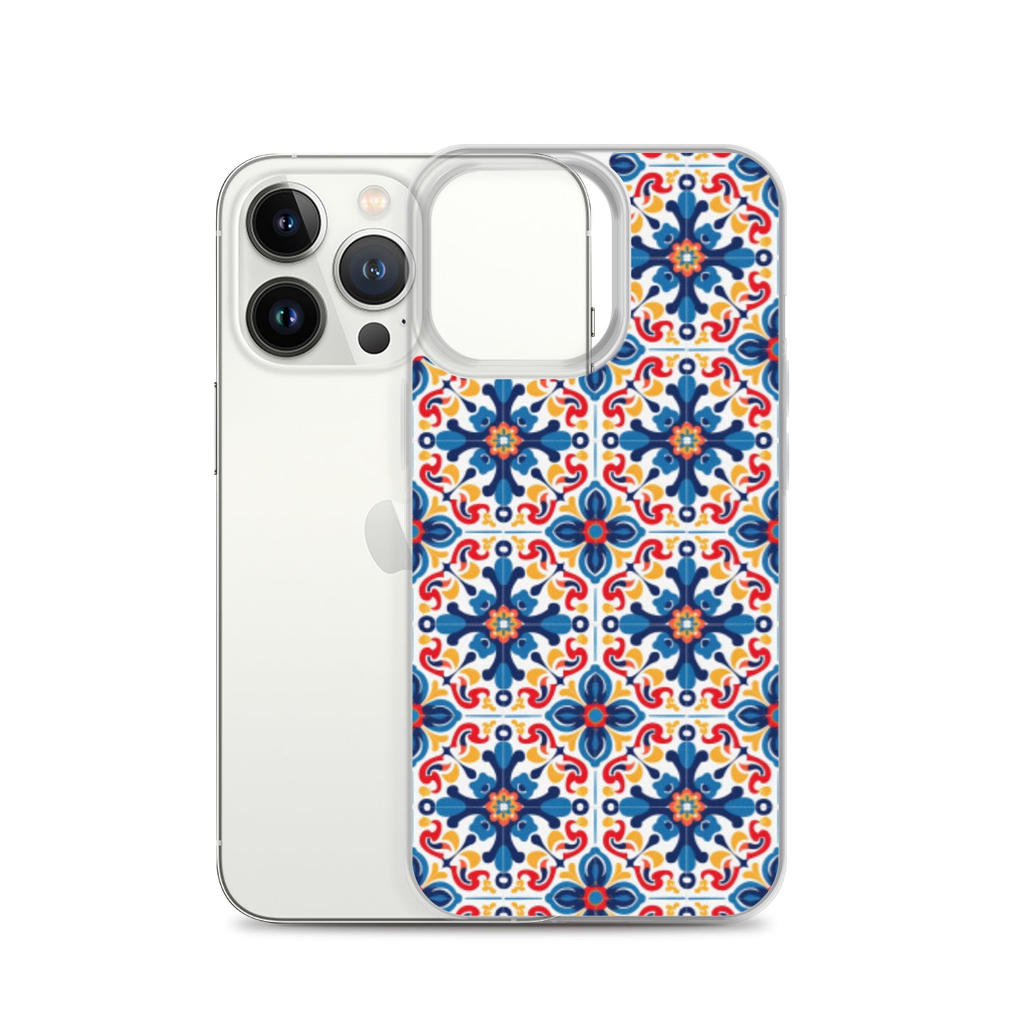 iPhone Case Talavera Tiles Blue and Red