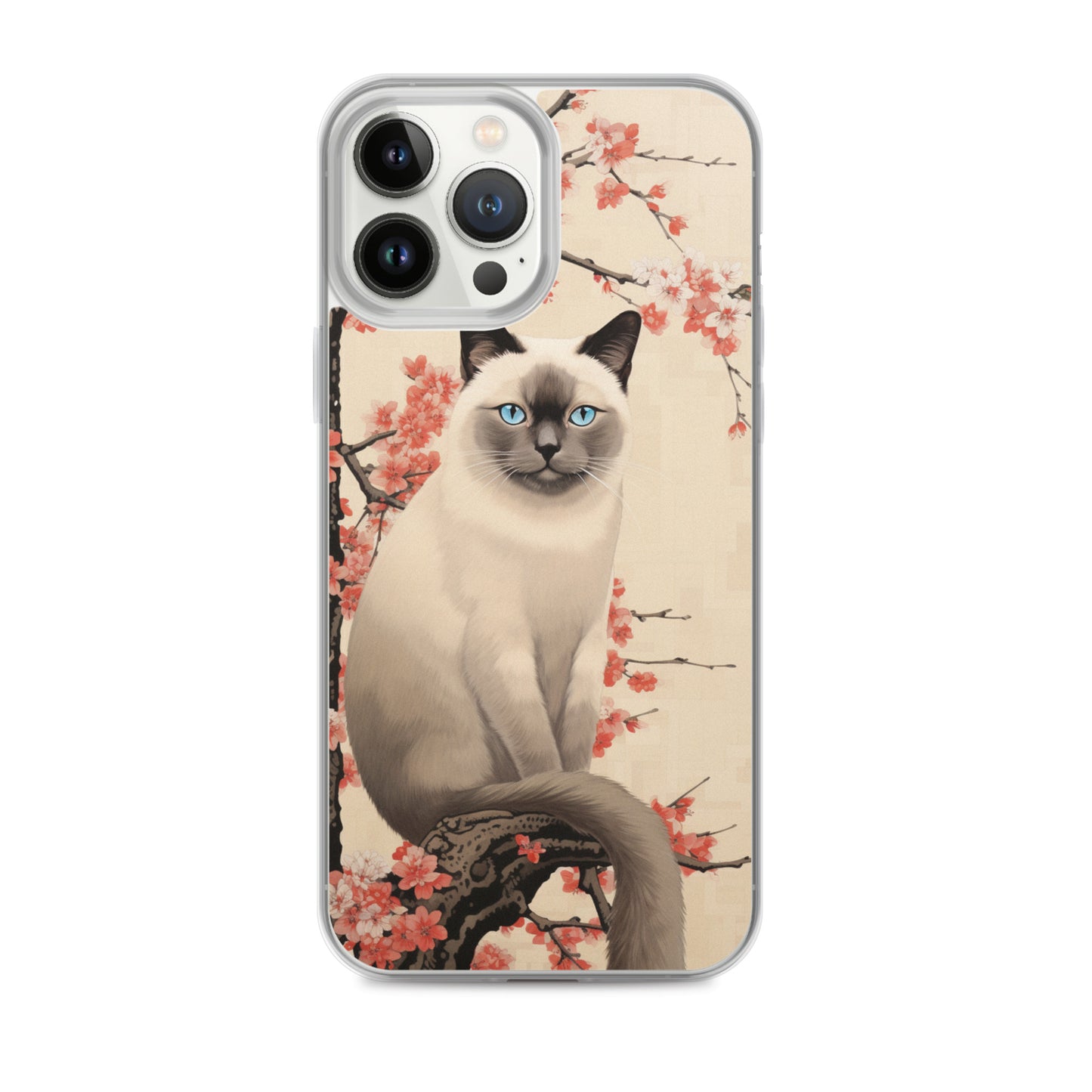 Ukiyo-e Siamese Cat iPhone Case