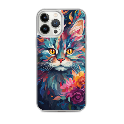 Painted Cat iPhone Case