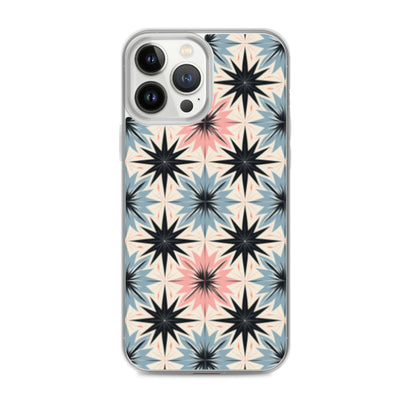 iPhone Case Pink and Blue Pastel Retro Stars