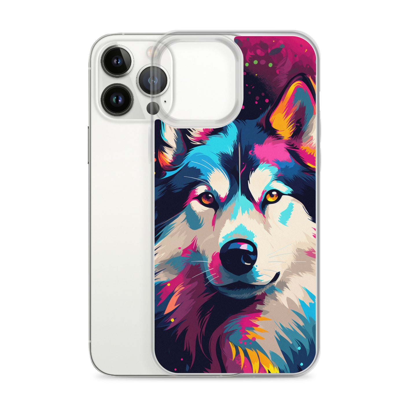 iPhone Case Painted Siberian Huskie