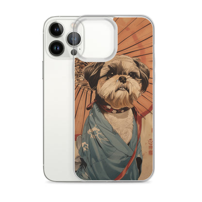 Ukiyo-e Style Shih Tzu iPhone Case