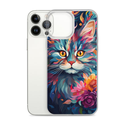 Painted Cat iPhone Case