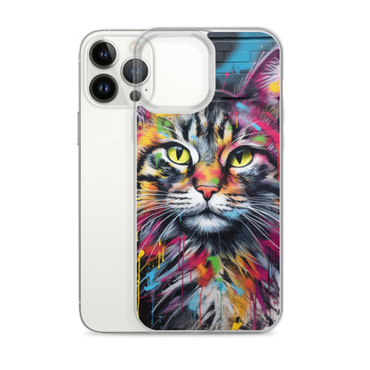 Graffiti Cat iPhone Case