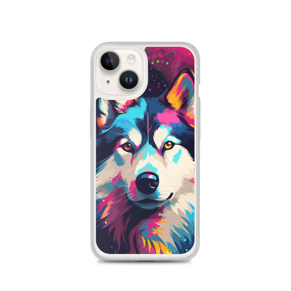 iPhone Case Painted Siberian Huskie