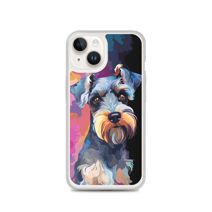iPhone Case Painted Schnauzer