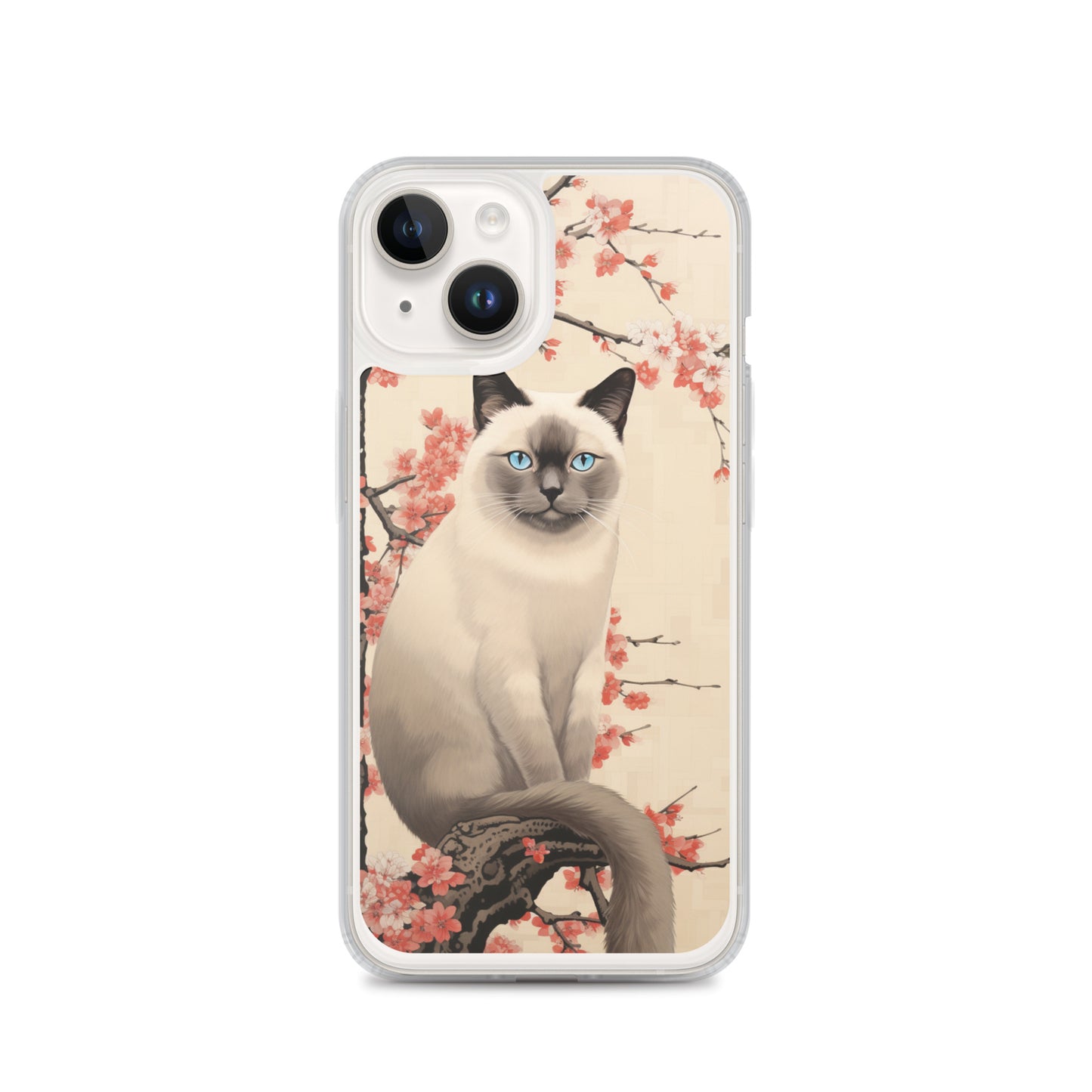 Ukiyo-e Siamese Cat iPhone Case