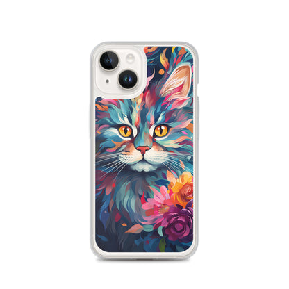 Painted Cat iPhone Case