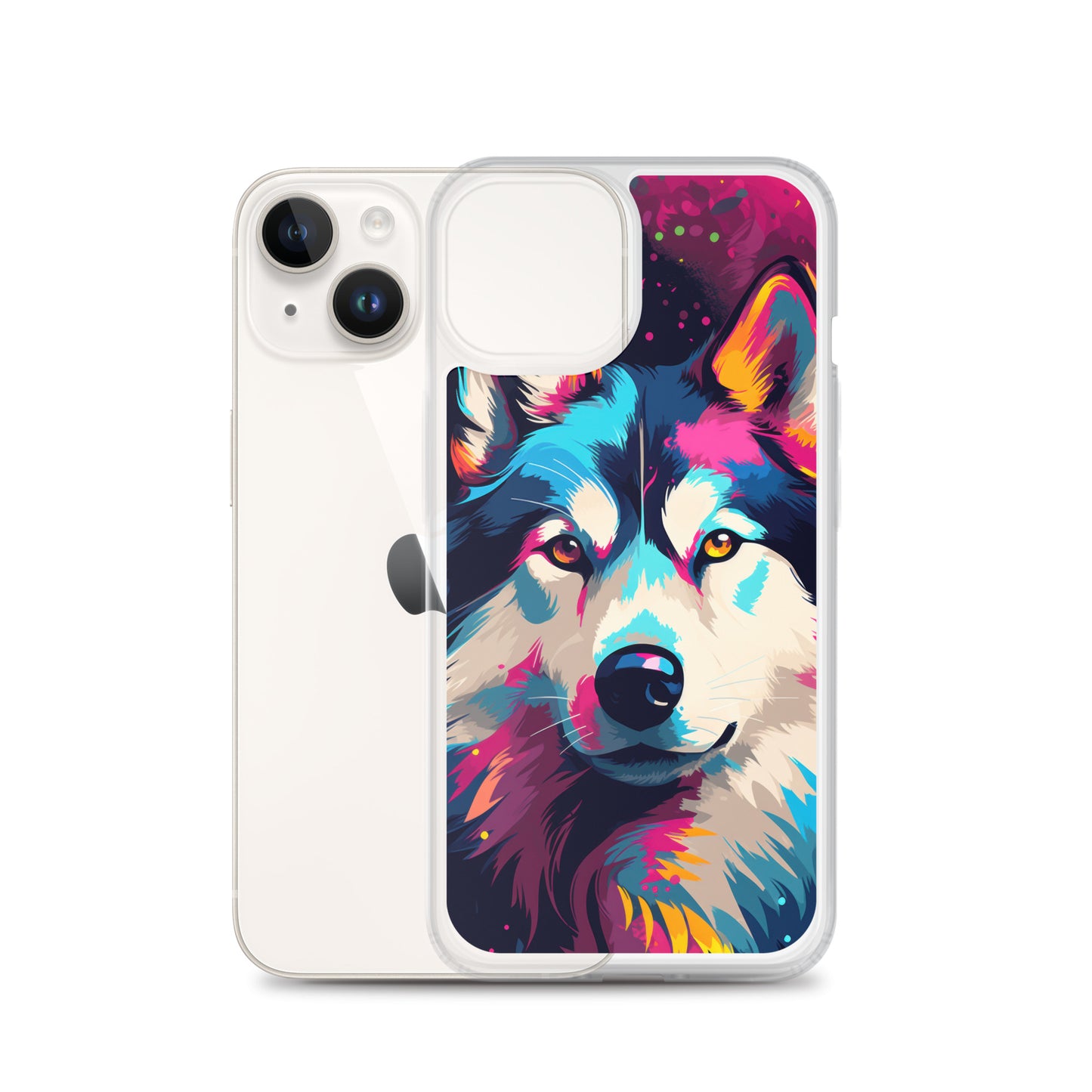 iPhone Case Painted Siberian Huskie