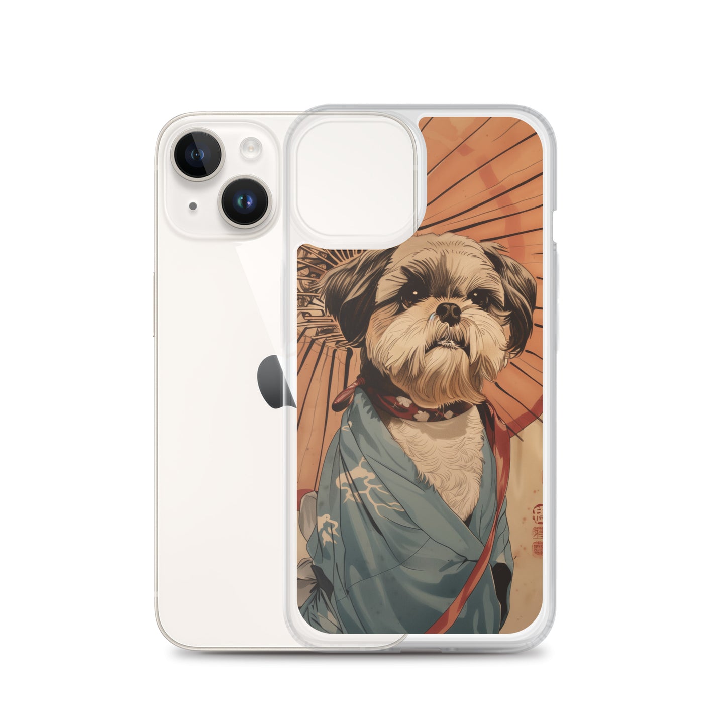 Ukiyo-e Style Shih Tzu iPhone Case