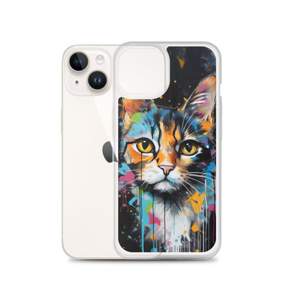 Graffiti Calico Cat iPhone Case
