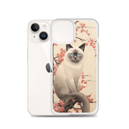 Ukiyo-e Siamese Cat iPhone Case