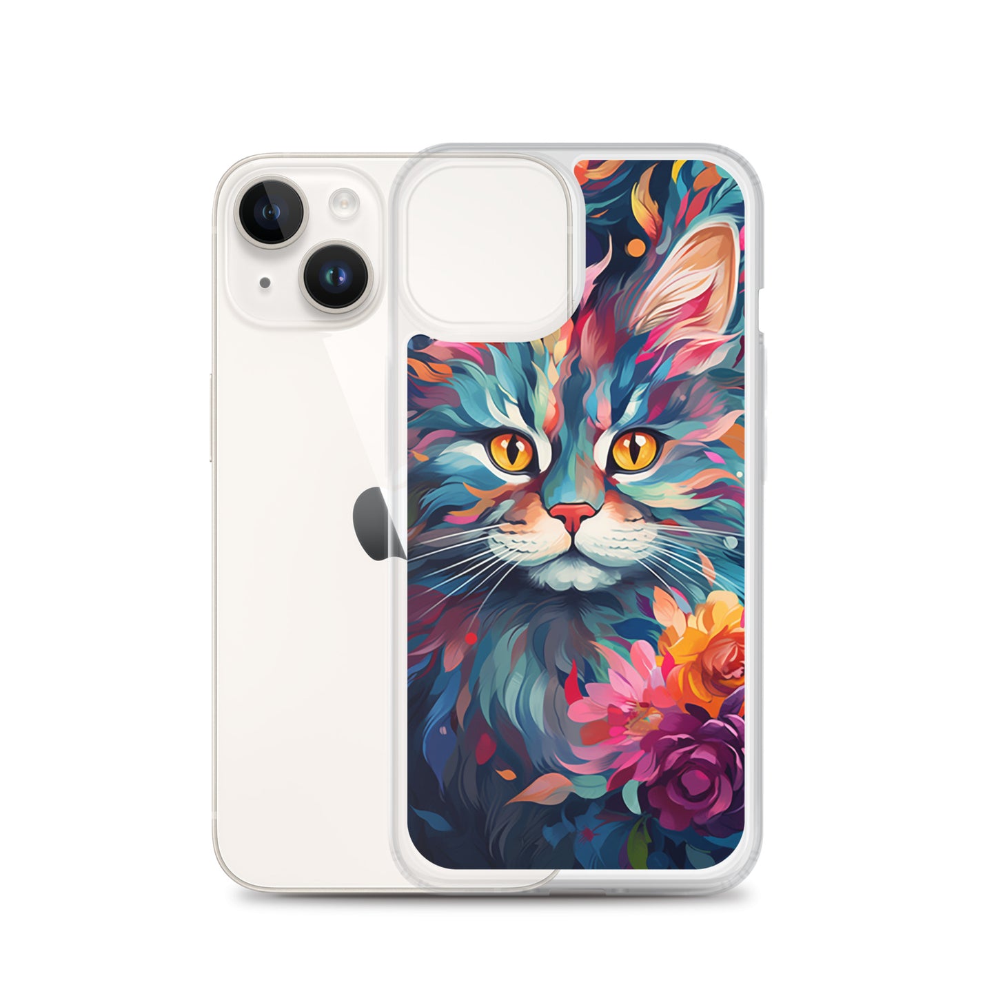 Painted Cat iPhone Case