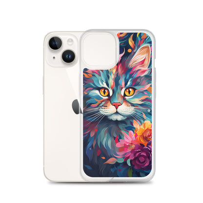 Painted Cat iPhone Case
