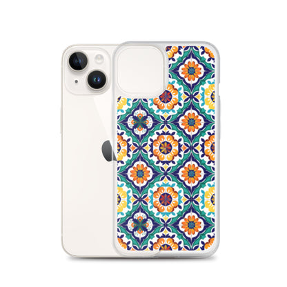 iPhone Case Talavera Tiles Green and Blue
