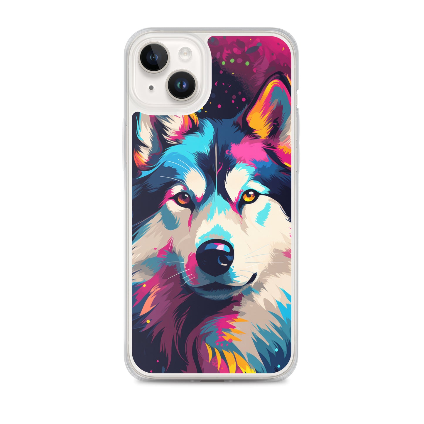 iPhone Case Painted Siberian Huskie