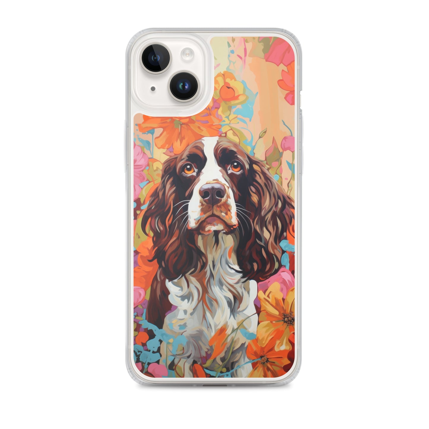 iPhone Case Painted English Springer Spaniel