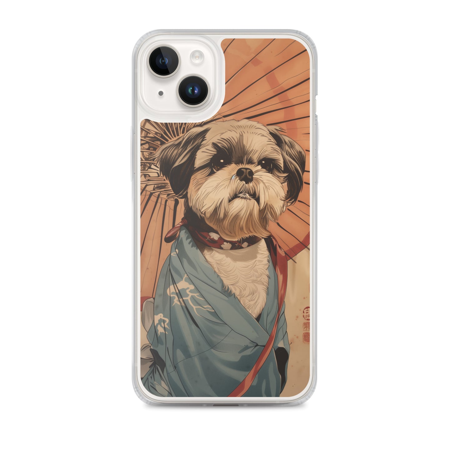 Ukiyo-e Style Shih Tzu iPhone Case