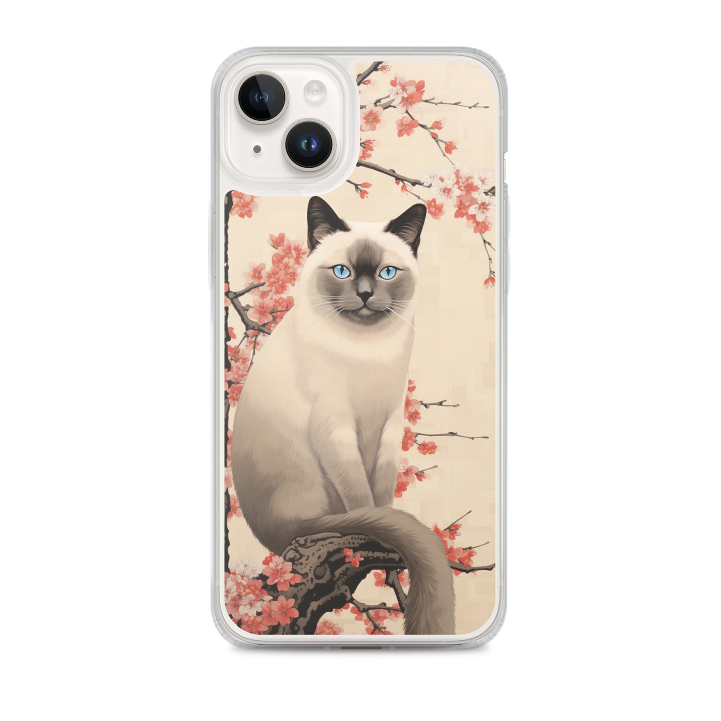 Ukiyo-e Siamese Cat iPhone Case