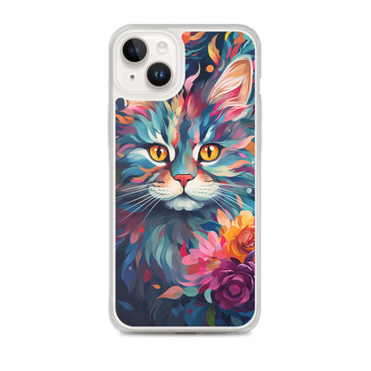 Painted Cat iPhone Case