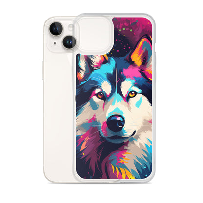 iPhone Case Painted Siberian Huskie