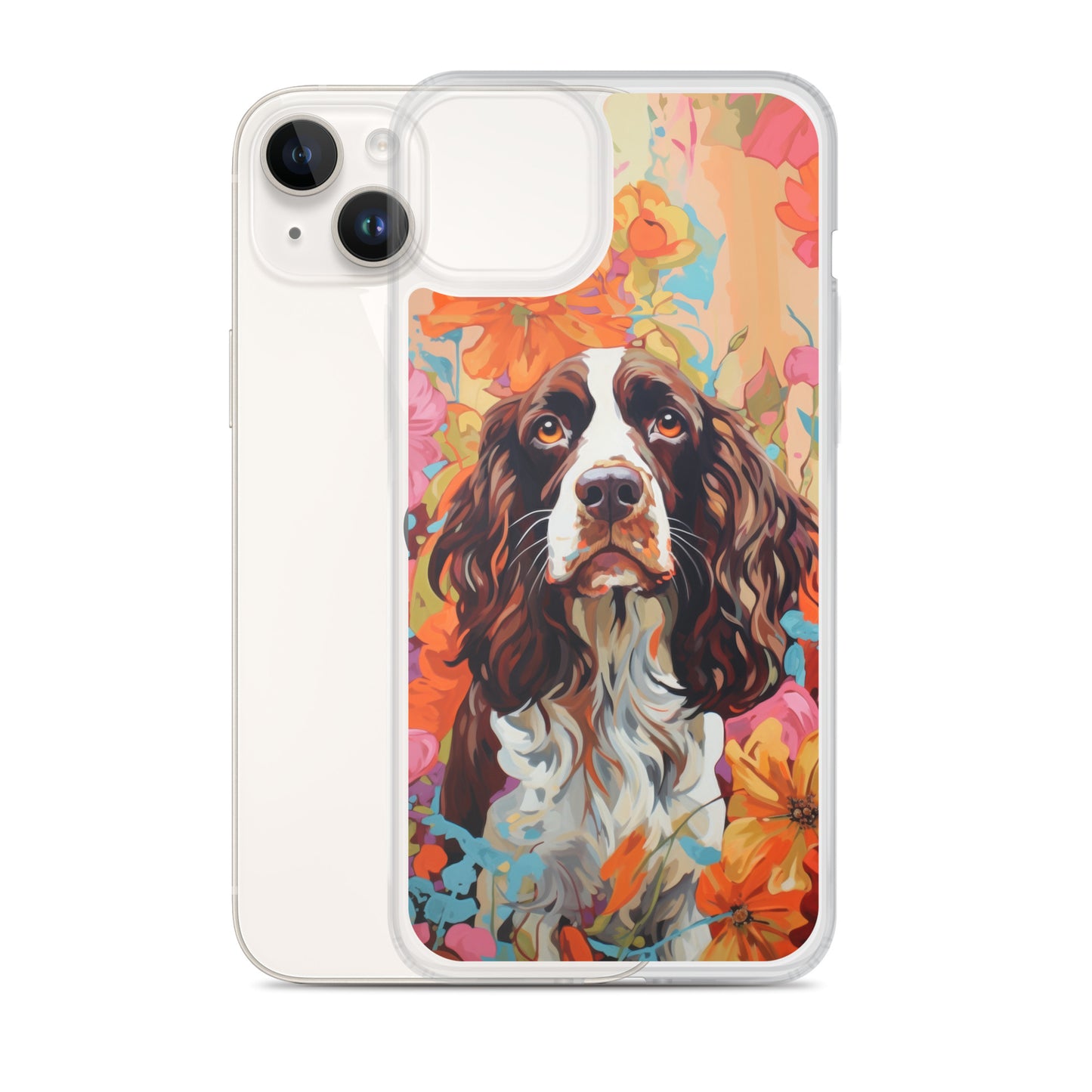 iPhone Case Painted English Springer Spaniel