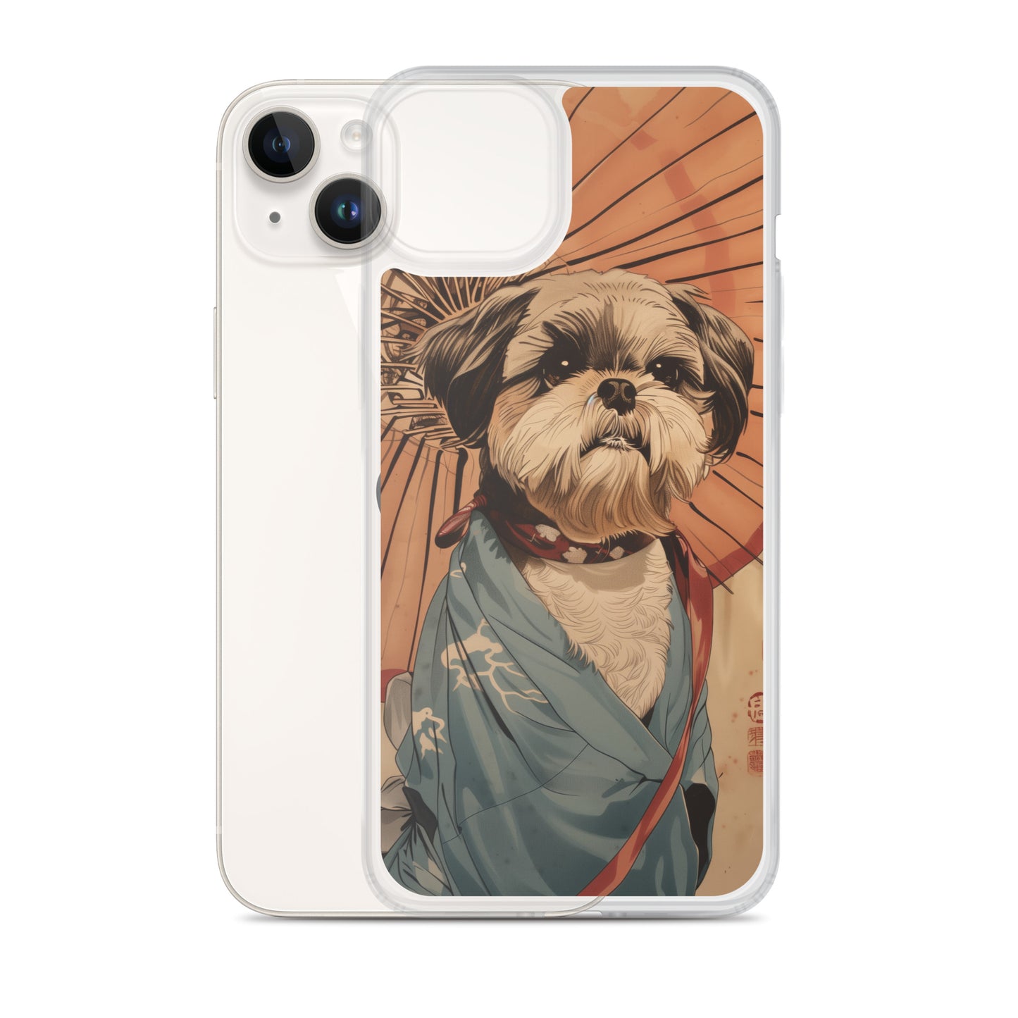 Ukiyo-e Style Shih Tzu iPhone Case