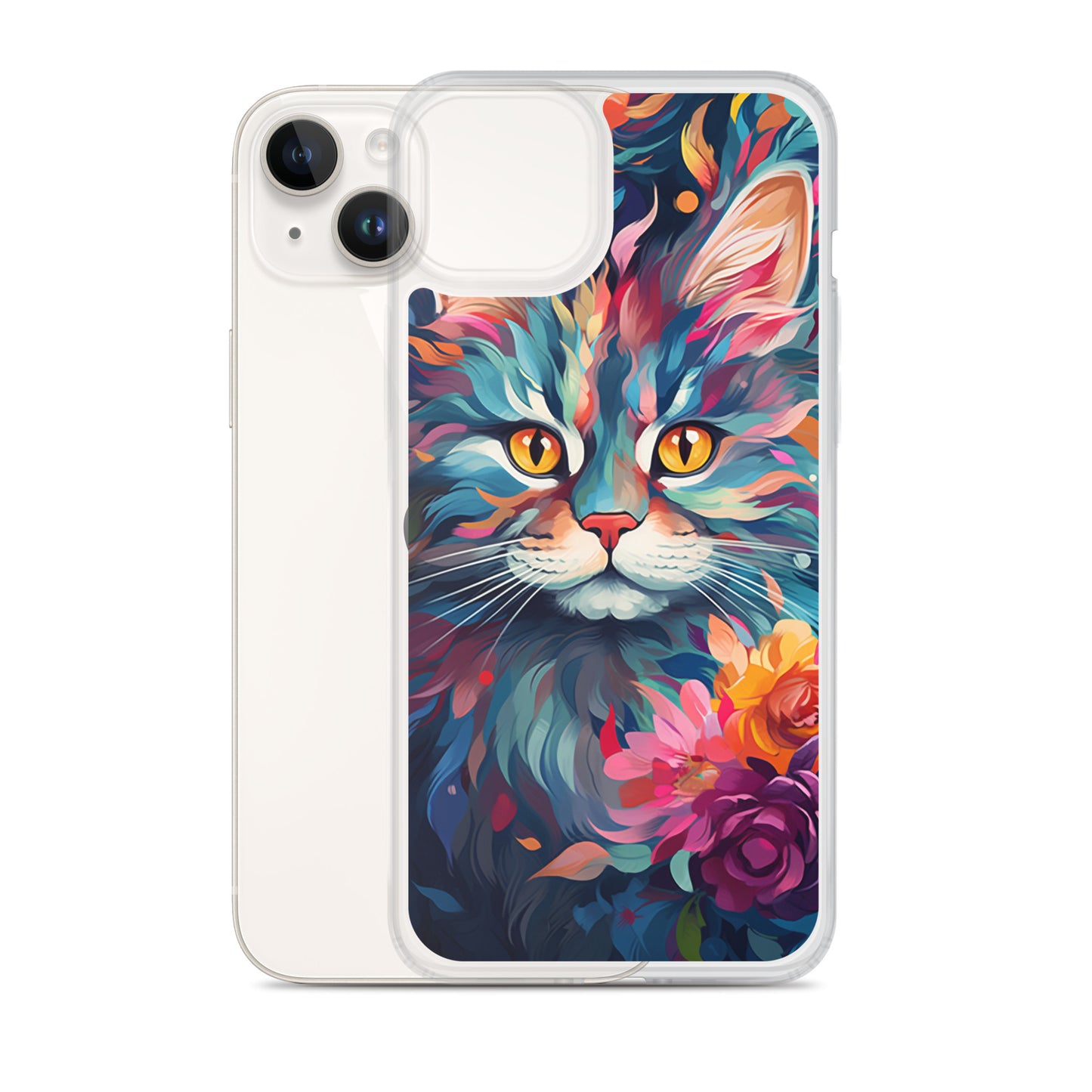 Painted Cat iPhone Case