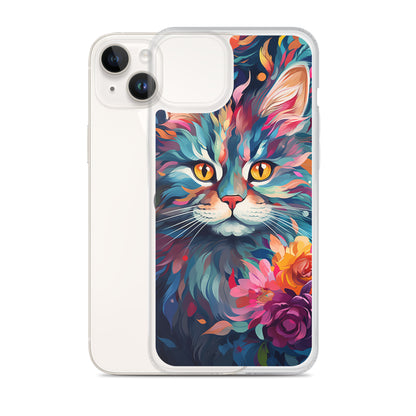 Painted Cat iPhone Case