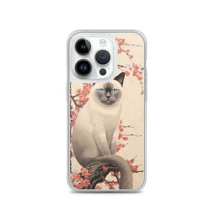 Ukiyo-e Siamese Cat iPhone Case