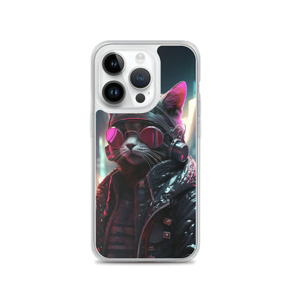 Cyberpunk Kitty Cat iPhone Case