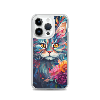 Painted Cat iPhone Case