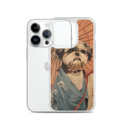 Ukiyo-e Style Shih Tzu iPhone Case