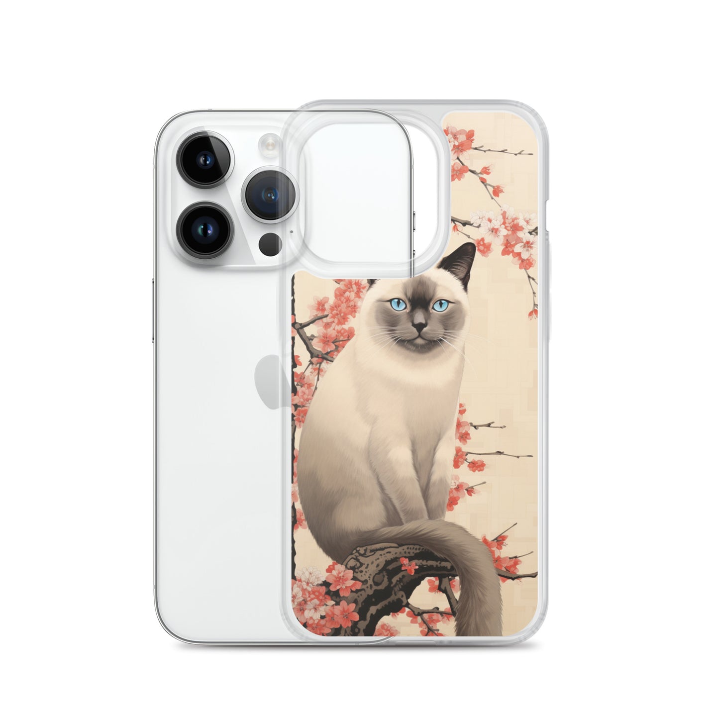 Ukiyo-e Siamese Cat iPhone Case